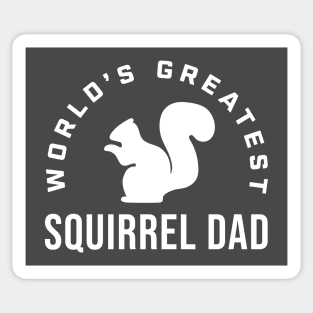World's Greatest Squirrel Dad Funny Squirrel Men Sticker
